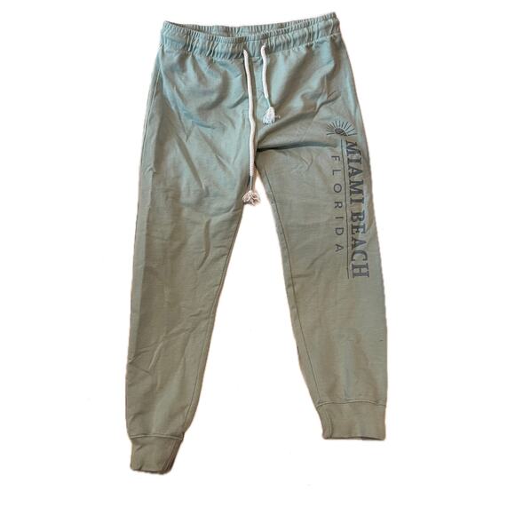 Lagaci Miami Beach Sweatpants Joggers Woman L (14-16) - Picture 1 of 3